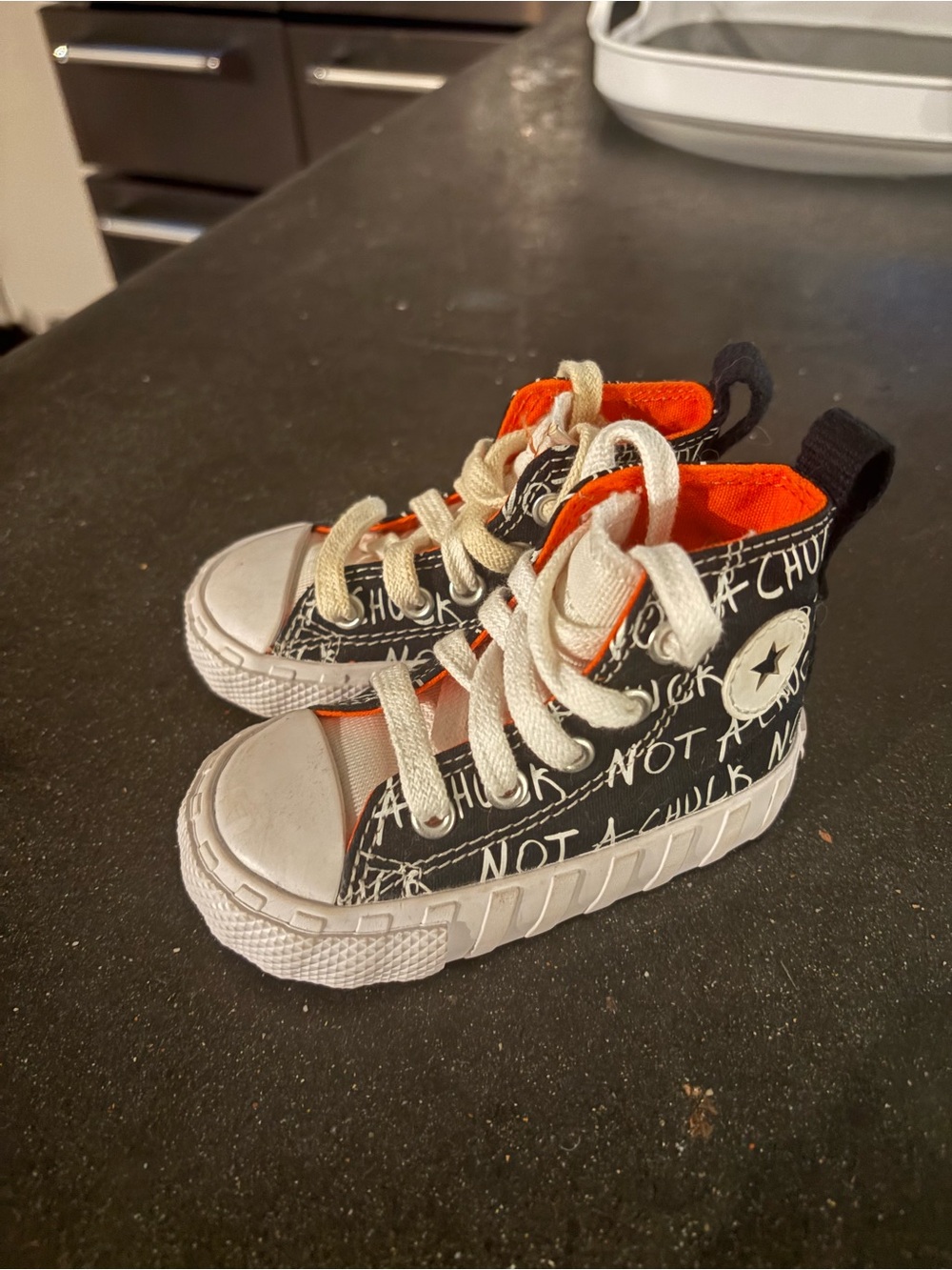 Converse UNT1TL3D Not A Chuck Baby/Toddler High Tops size 4